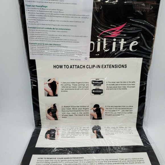 (2 Packs) 20" inch 100% Human Hair Extensions 4/27 - Picture 8 of 8